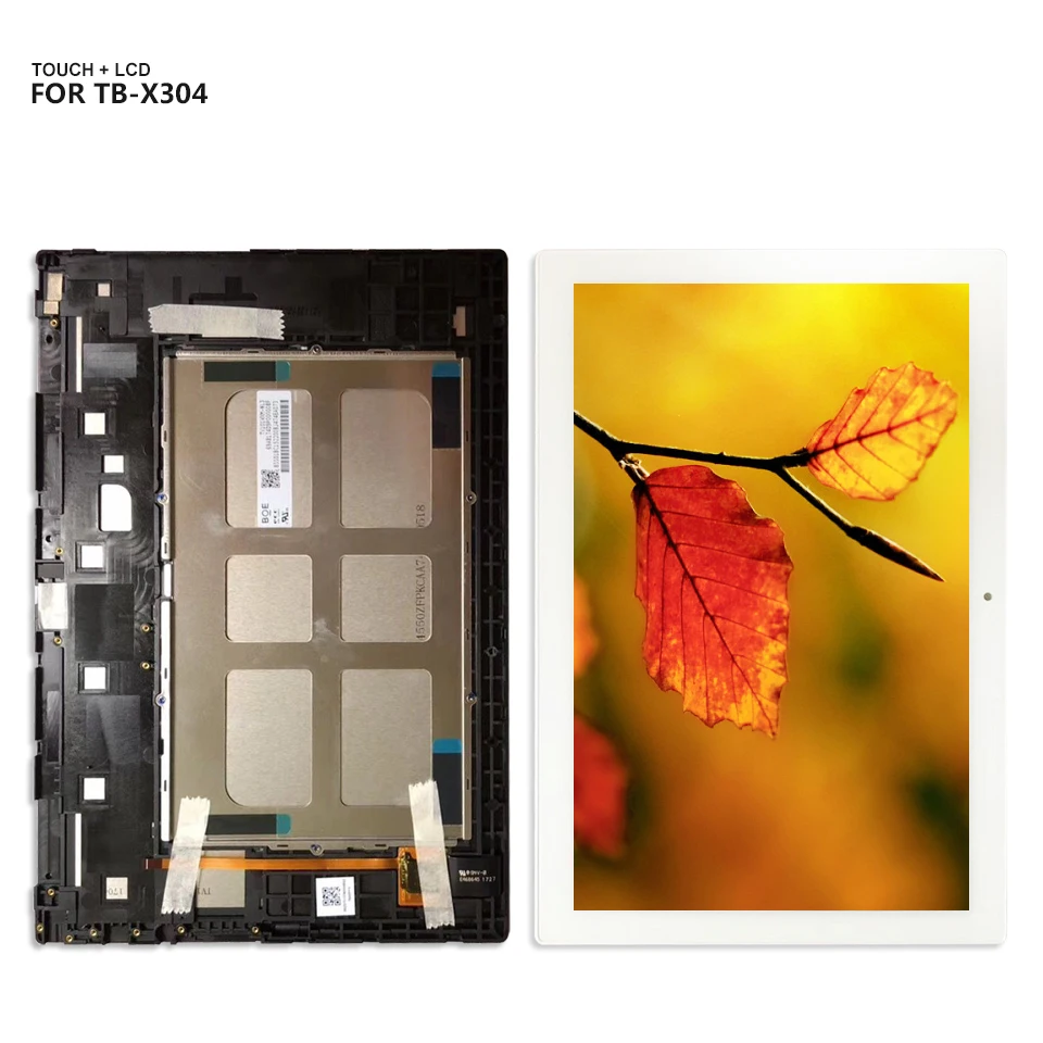 Продажа Для lenovo Tab 4 TB X304L TB X304F TB X304N TB X304 X304 ЖК дисплей Экран дисплея дигитайзер сенсорный экран Панель Стекло Ассамблеи + рамка