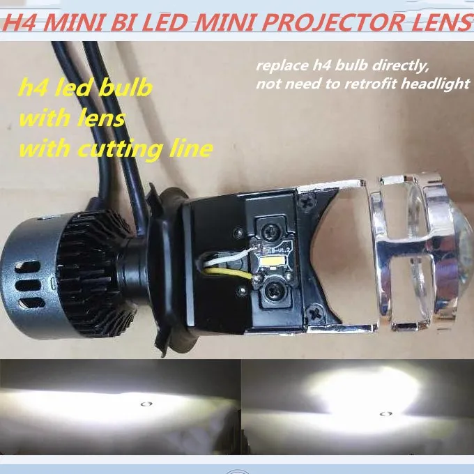 DLAND OWN SMART MINI H4 EASY INSTALLATION BI LED PROJECTOR LENS KIT, SMALL SIZE 35W POWER BULB LAMP WITH EXCELLENT BEAM DLAND OWN SMART MINI H4 EASY INSTALLATION BI LED PROJECTOR LENS KIT, SMALL SIZE 35W POWER BULB LAMP WITH EXCELLENT BEAM