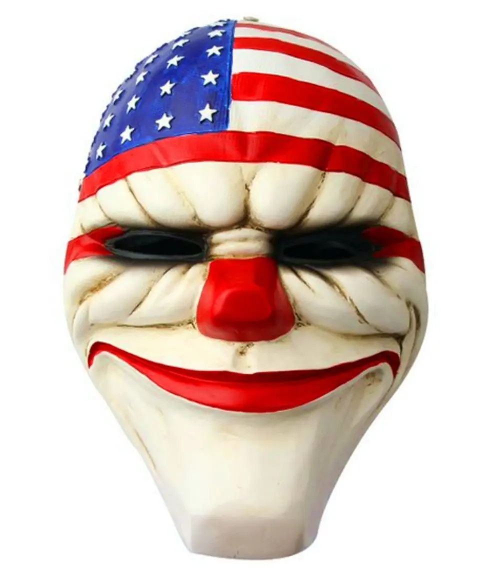 Cosplay Payday 2 Dallas Halloween Party Mask Decorative Resin Collection