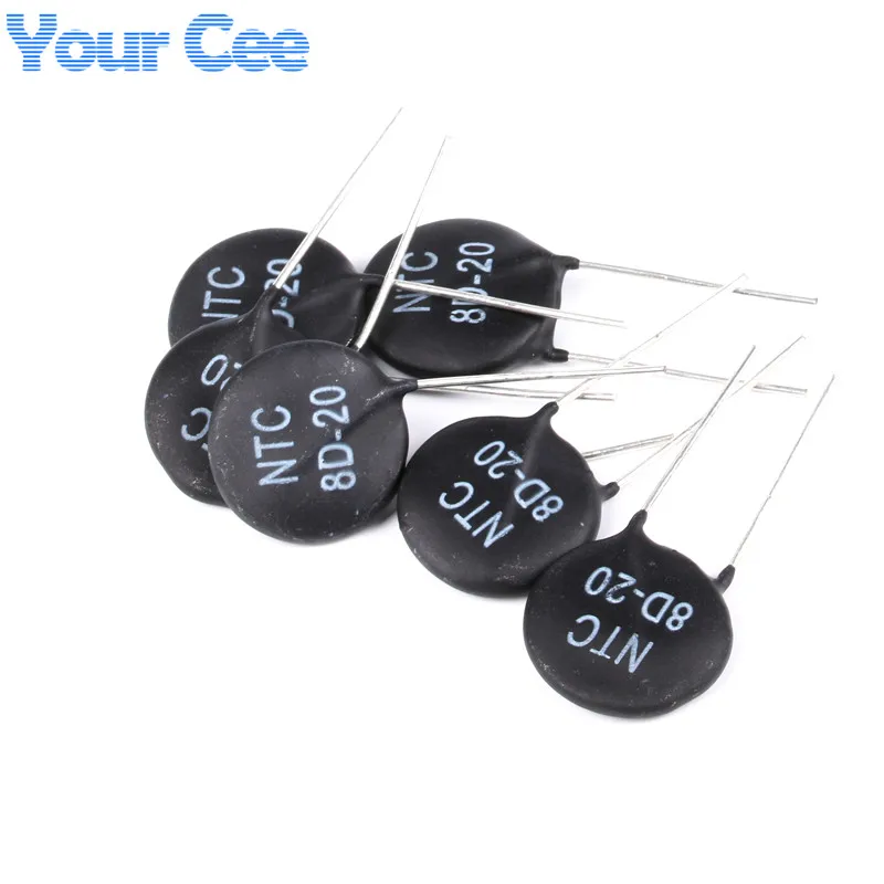 5 шт. термисторный резистор NTC 8D 20 8D20|resistor array|resistor mountresistor length |