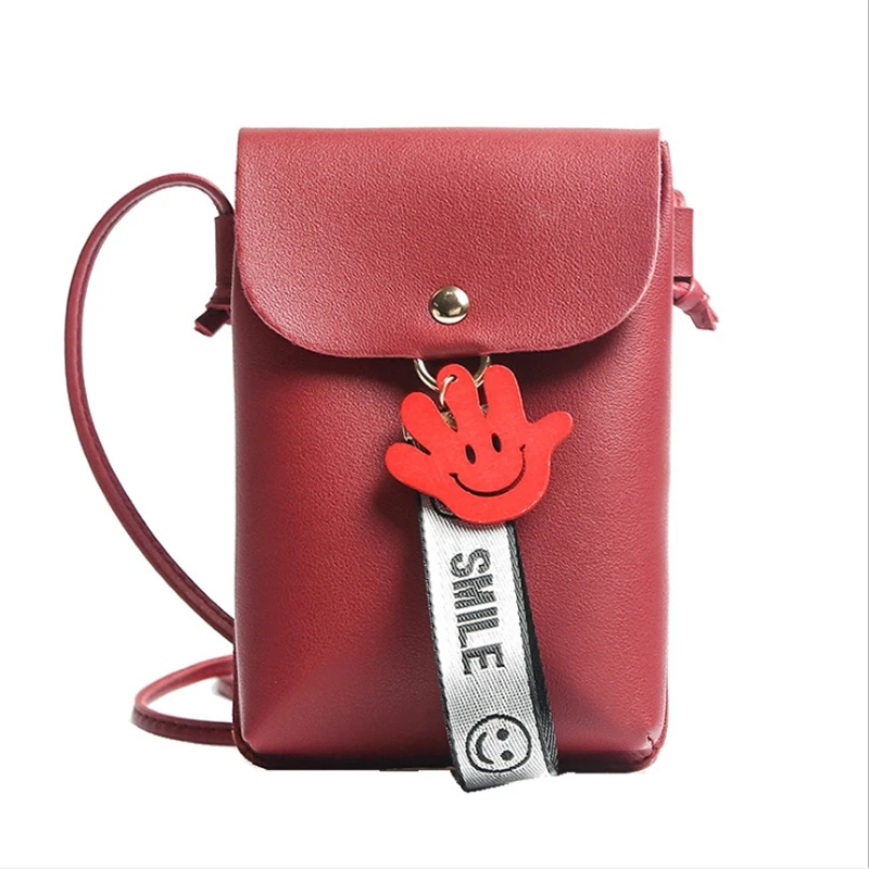 

Ladies Shoulder Bags For Women 2019 Fashion Retro Phone Bag Crossbody Handbags And Purse PU Leather Mini Female Messenger Bags