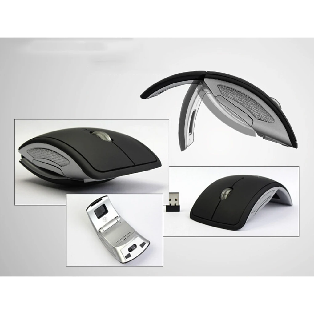 

TOP SALE Wireless Folding Optical Mice 2.4G Computer Foldable Laptop Notebook Computer Cordless Mouse