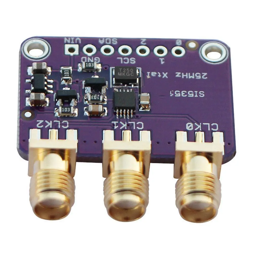 Лучшая цена Si5351A I2C 25 МГц генератор часов Breakout Board 8 кГц до 160 для Arduino|Генераторы