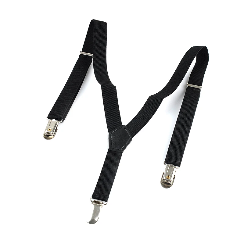 

Children 's pure black strap clip kids Suspender belt girls kinder riem 2019 fashion Men 's Elastic Y child belt woman Y102