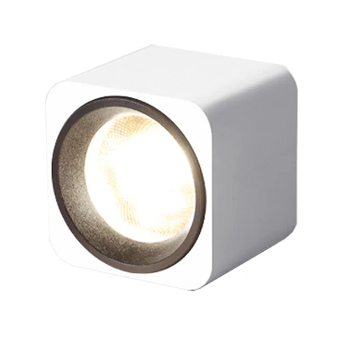 Square White 2 шт. Dimmable/N Mini 5 Вт Светодиодный светильник для потолка cob светильники лампа для книжного шкафа круг/квадратное освещение - Цвет корпуса: Square White