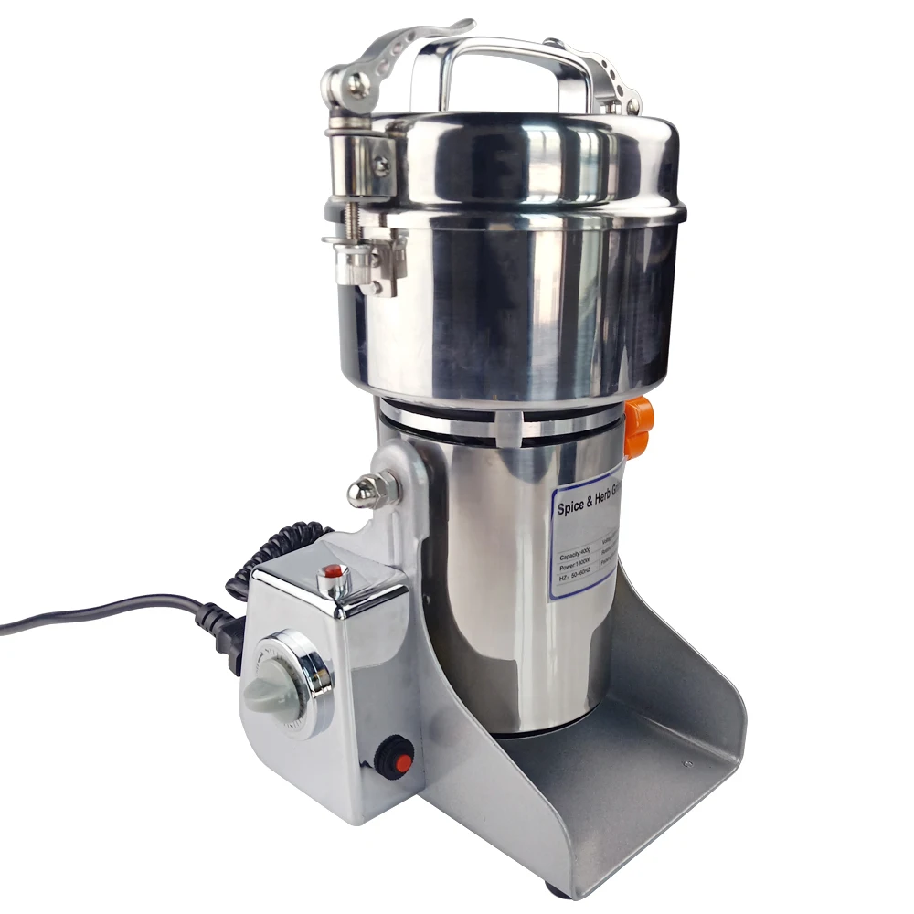 

Big Capacity Grinder Mill Automatic Pulverizer Machine Multifunction Grinder Crusher for Gristmill Home Medicine