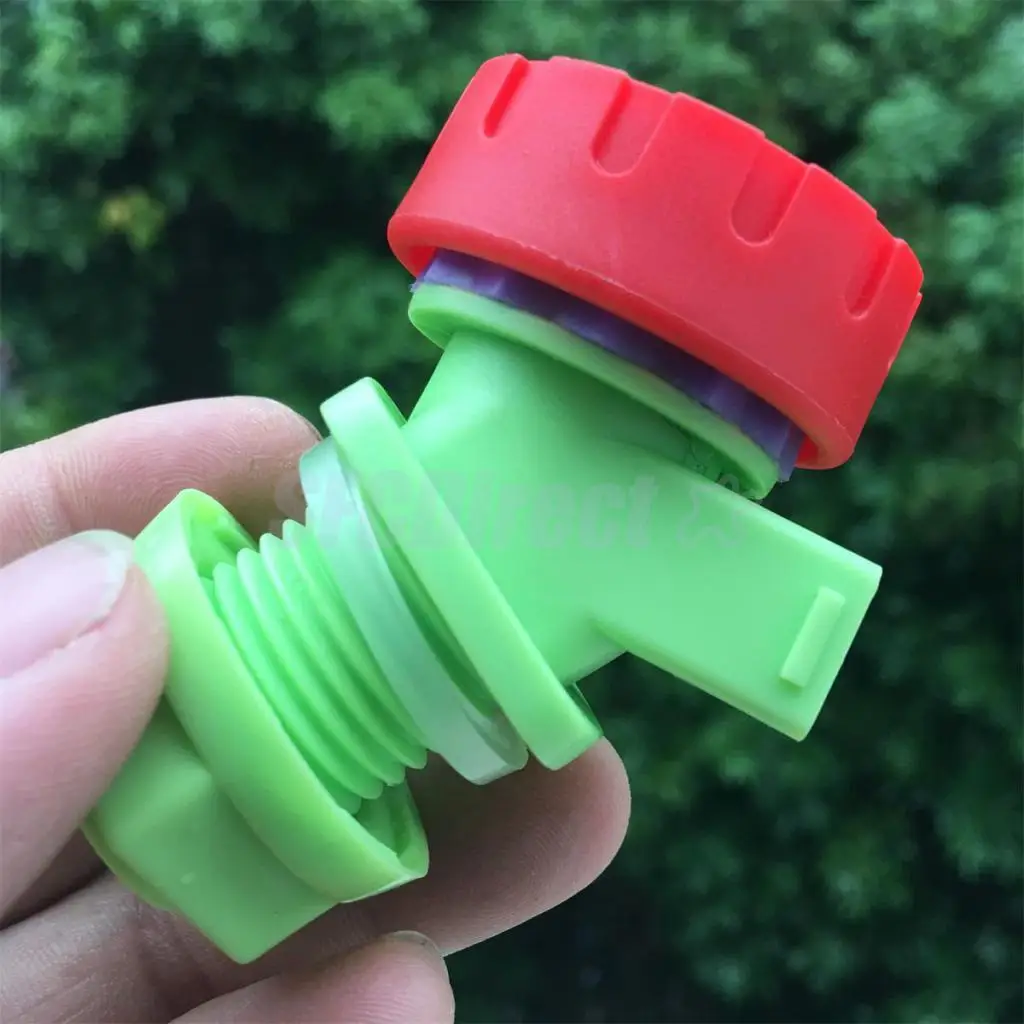 Plastic Faucet Tap with Knob Switch Replacement Spigot For Water Bucket Water Container Wine Bottle Outdoors