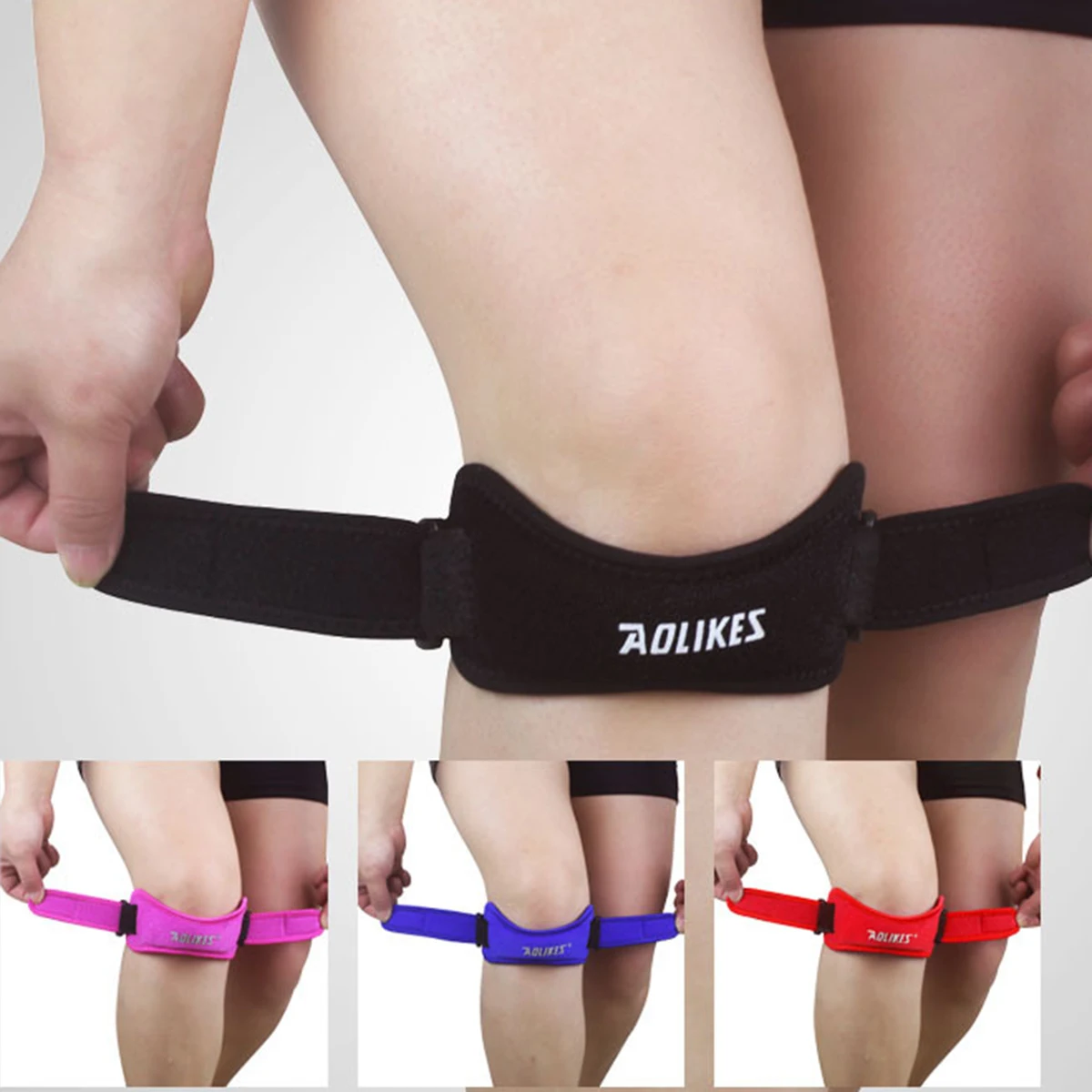 Unisex Solid Kinesiology Sports Tape Fitness Patella Protect Sports