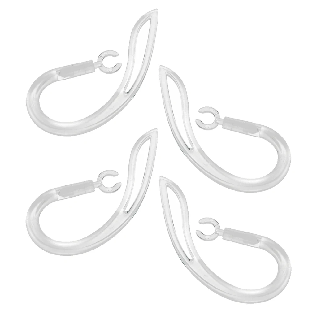 4X Silicone Clamp Earhook Ear Hook Loop Clip For Universal Bluetooth Headset 5.0mm