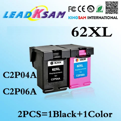 

Ink Cartridge compatible For HP62 62XL 62 Envy 5640 5660 7640 5540 5544 5545 5546 5548 Officejet 5740 5741 5745 Inkjet Printer