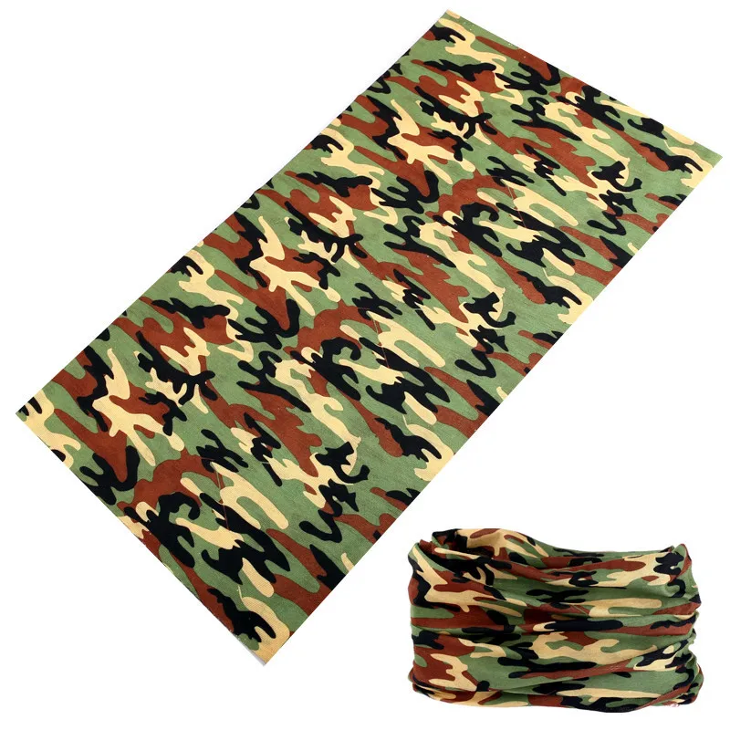 

Multifunctional Camouflage Scarf Magic Seamless Bandana Fishing Headwear Camo Multicam Bicycle Moto Sport Face Shield Mask buffe
