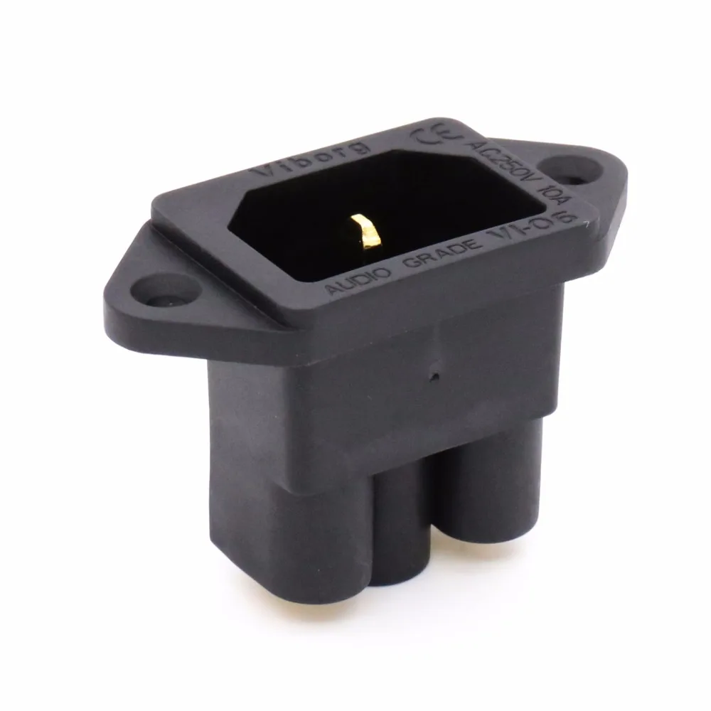 Banhado a Ouro de Áudio Viborg Puro Cobre Grau Iec Inlet Soquete Vi06bg - Image 4