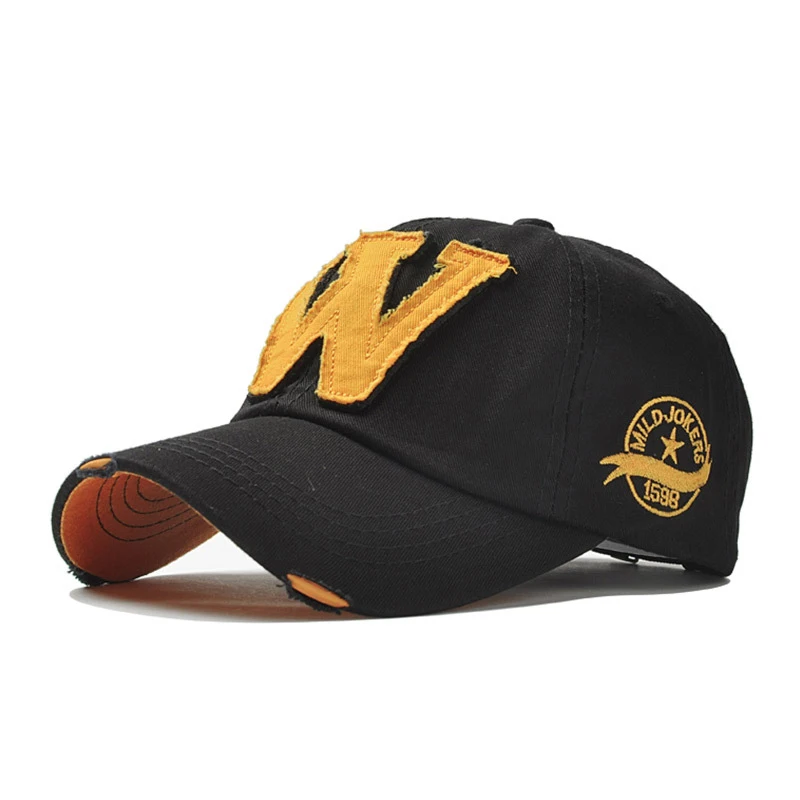 Men Women Baseball Caps W Letter Embroidery Cap Summer Unisex Washed Adjustable Snapback Hat Fashion Outdoor Leisure Caps CP0094 (14)