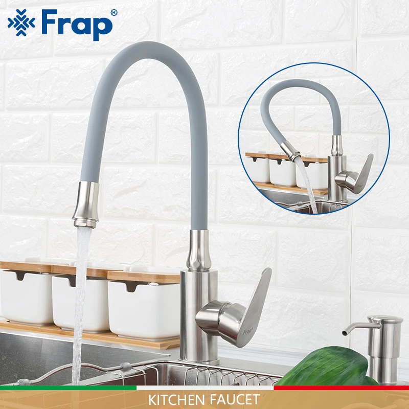  FRAP kitchen faucets stainless steel kitchen mixer faucet water taps cold and hot faucet nozzle wat - 32962263349