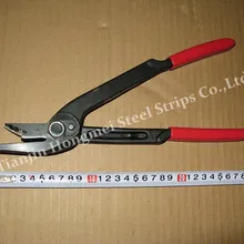 Стальные ножницы с короткой ручкой 300 мм/1", стальной обвязочный инструмент, ручной стальной резак