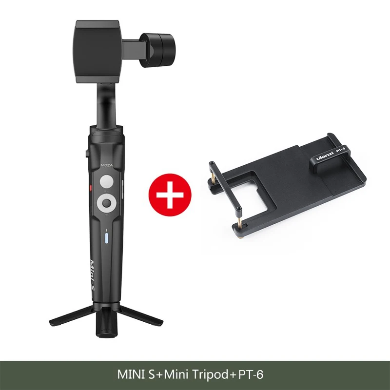 Moza Mini S складной 3 оси смартфон Gimbal расширение StickHandheld Gimbal стабилизатор для iPhone Xs Max X samsung S10 S9 - Цвет: Mini-S Gopro Adapter