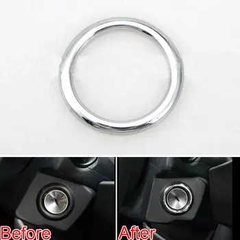 

For Jeep Compass 2011-2015 Car styling 1/pcs ABS Car Ignition Engine Start Switch Key Decoration Ring Circle Key Trim Car Covers