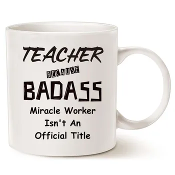 

Mothers and Fathers Day Gifts Christmas Gifts Funny Badass Teacher Coffee Mug - - Best Teachers' Day Gifts Cup