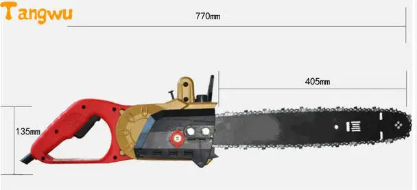 Электрическая пила Электрическая цепная пила с автоматической лесозаготовительной цепью деревообрабатывающие пилы весь медный мотор. Автоматическое прямого привода