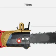 Электрическая пила Электрическая цепная пила с автоматической лесозаготовительной цепью деревообрабатывающие пилы весь медный мотор. Автоматическое прямого привода