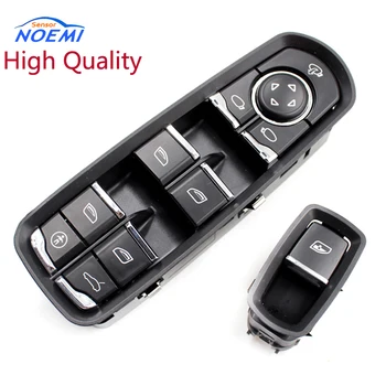

YAOPEI 1switch+1button 7PP959858MDML 7PP959855C 13 PINS For Porsche Panamera Cayenne Electric Power Window Control Switch