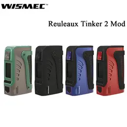 Оригинальный Wismec reuleaux Tinker2 Mod 200 Вт Tinker 2 Коробка питание от Двойной 18650 батареи подходит Wismec желоб распылитель IP67 водонепроницаемый