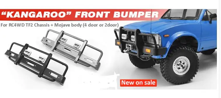 

CChand RC Metal RC4WD TF2 Mojave KANGAROO Front Bumper For RC4WD TF2 Chassis Mojave Body (4 doors or 2 doors) Crawler Truck toys
