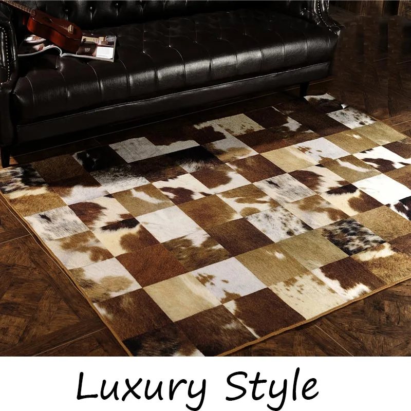 Европейский роскошный стиль плед монтаж печать прямоугольный ковер моющийся нескользящий ковер для гостиной/спальни/чайный коврик для стола