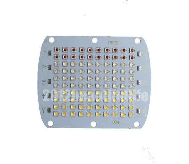 

5 Channels CREE XPE2 Multichip Plant Grow DIY 100W High Power Led on Copper PCB