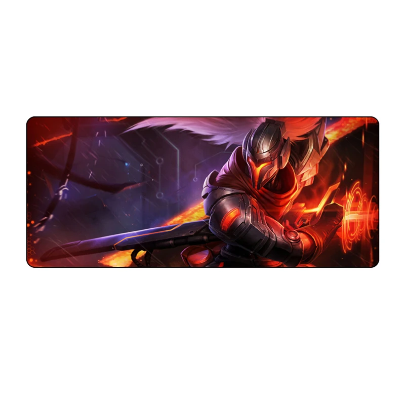 700*300 коврик для мыши большие игровые коврики для проекта League of legends zed yasuo yi ashe Lucian для League of legend горячая распродажа