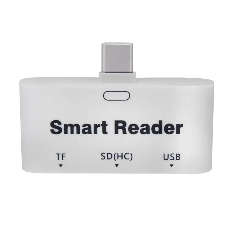 Мини 3 в 1 тип-c USB 3,0 OTG SD/TF удлинитель карты смарт-кардридер адаптер Высокая скорость Тип C устройство чтения карт памяти