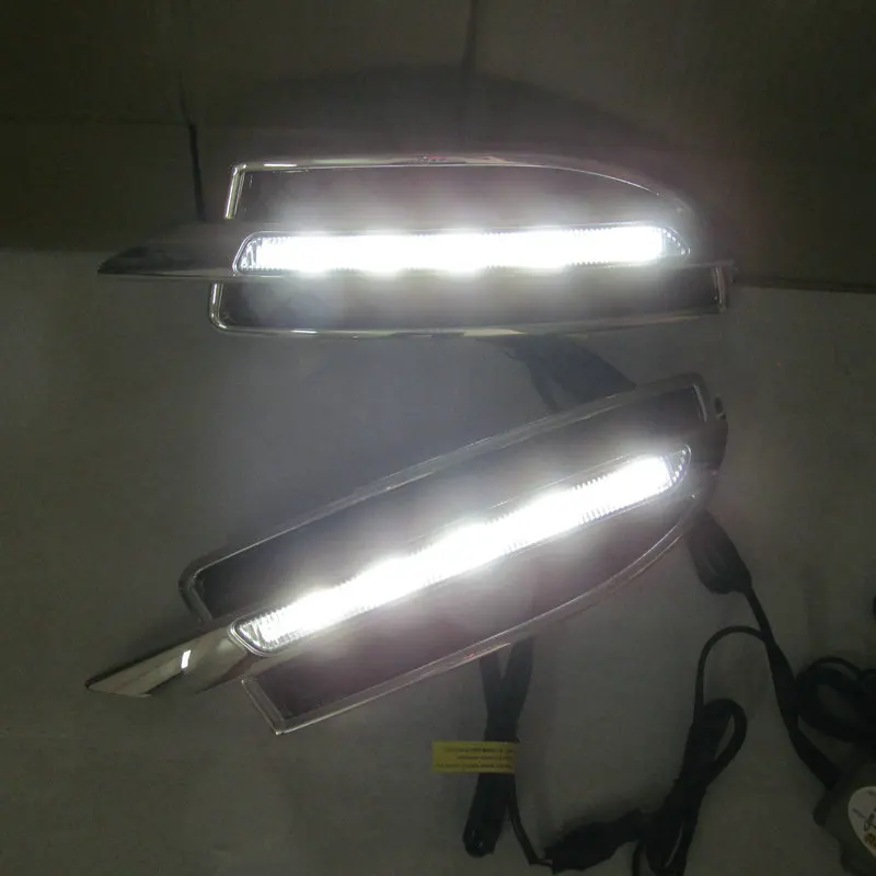 2 шт./компл. стайлинга автомобилей Дневной светильник дневного led drl для Skoda Octavia A5