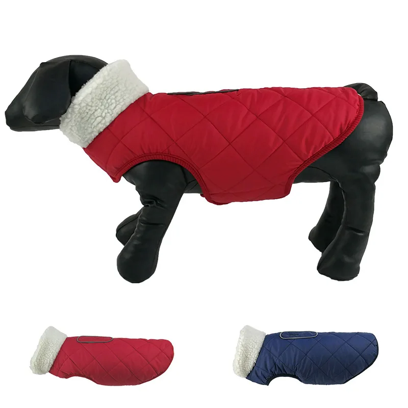Winter Pet Costume Dog Clothes Thick Warm Dog Coat Jacket Vest Poodle