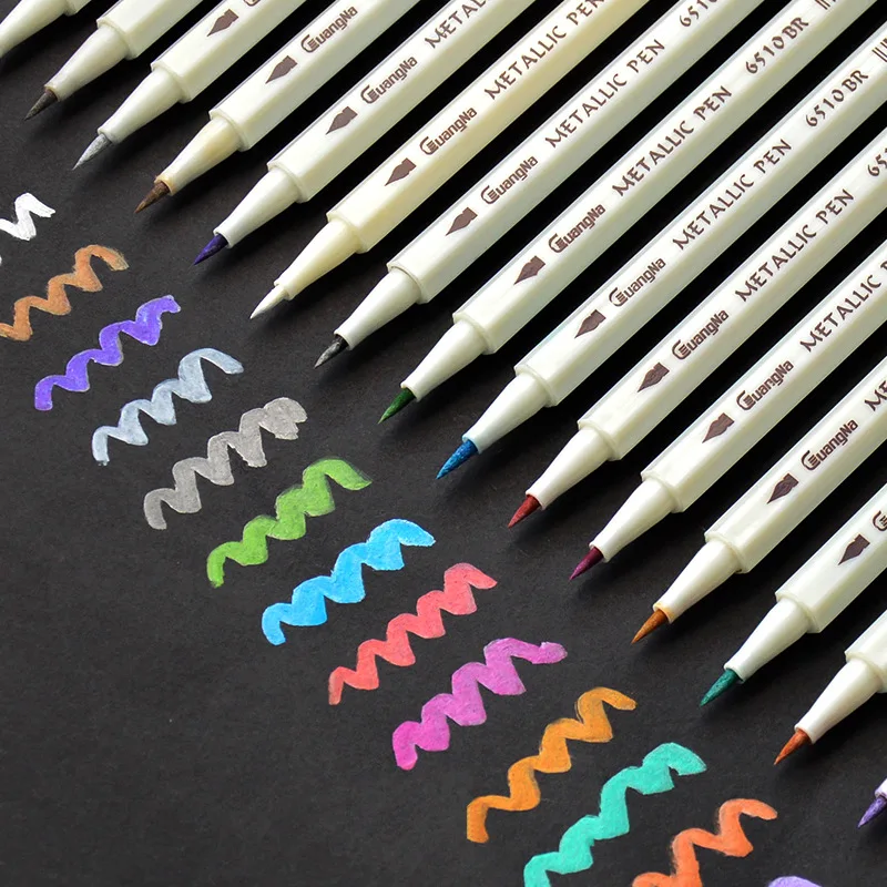 Buy STA 10 Colors Metallic Marker Pens DIY