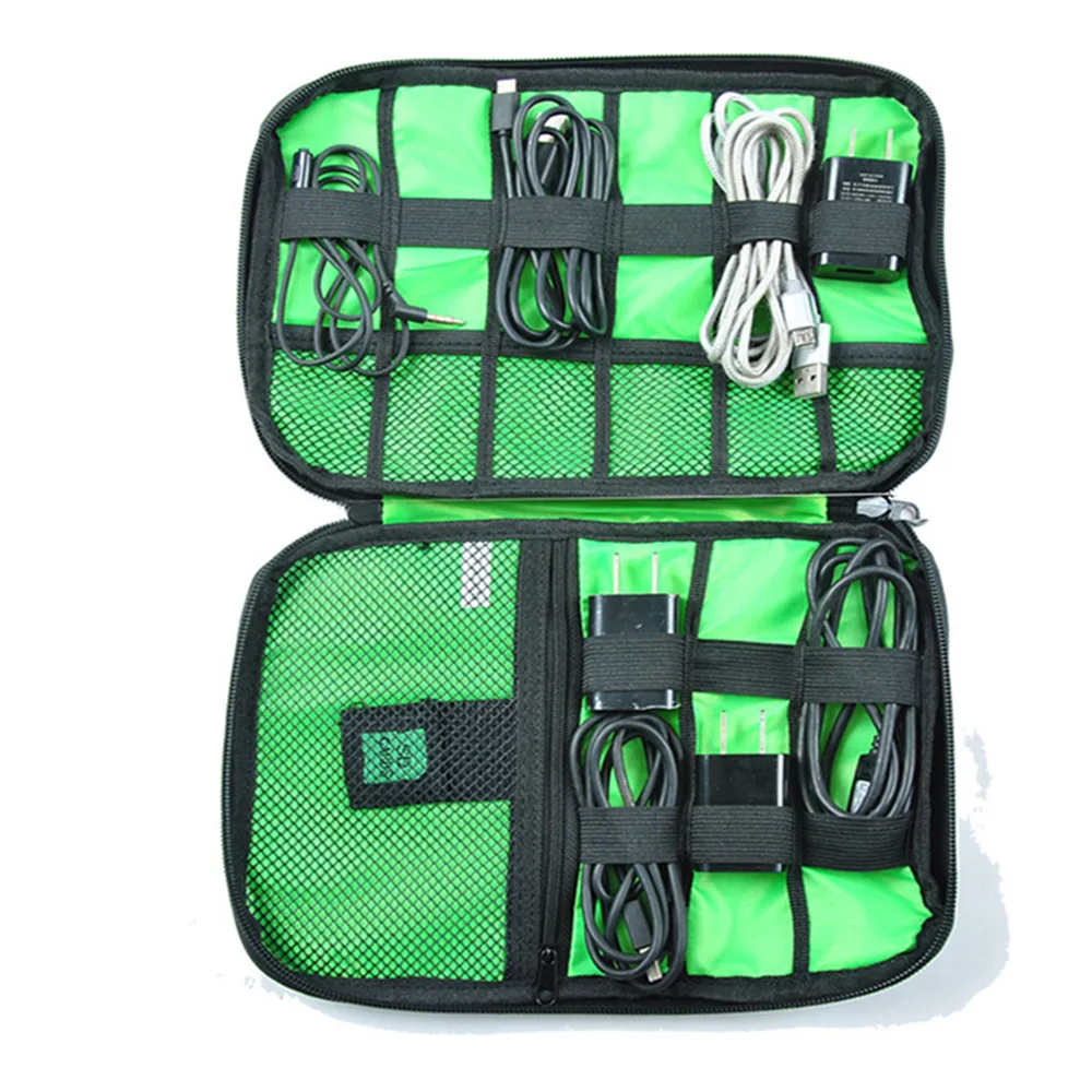Multifunction Digital Storage Bag USB Gadget Organizer Charger Wires