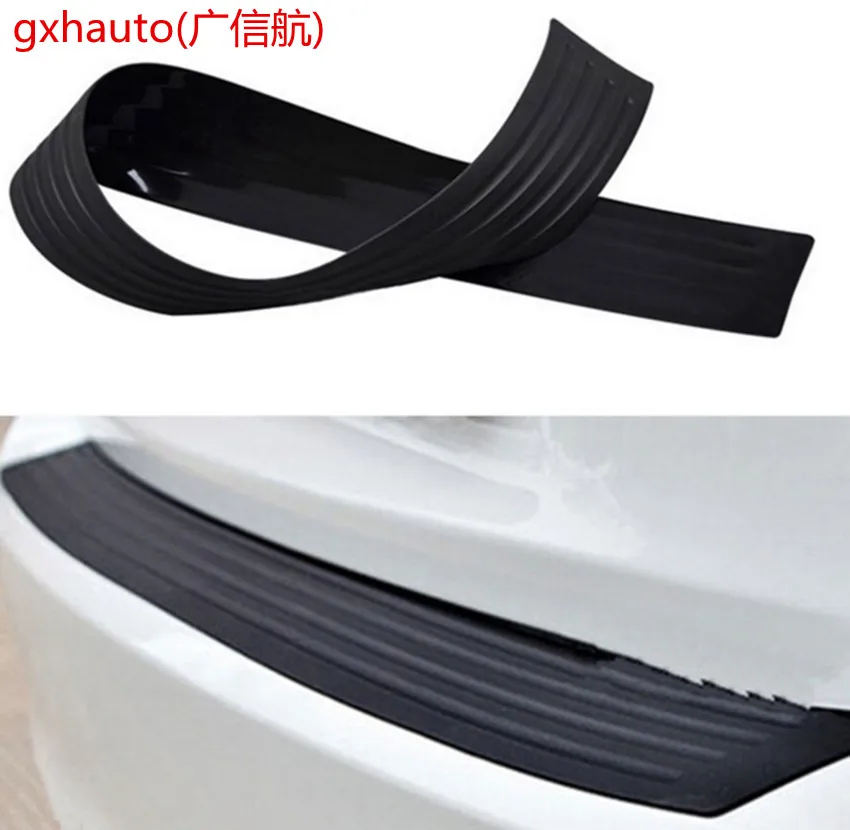 35" Black Rubber Door Sill Guard Car Body Bumper Protector Trim Cover