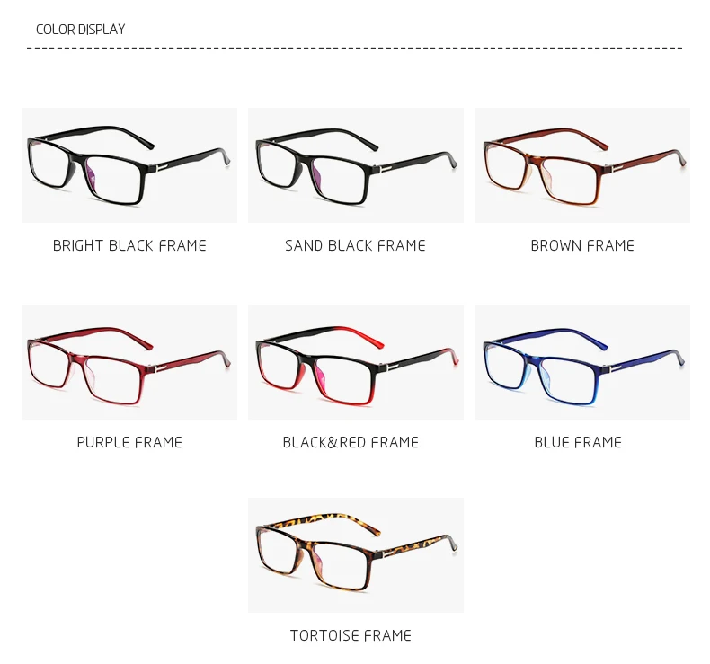 Оптические очки оправа женские очки компьютерные очки для чтения мужские квадратные очки оправа