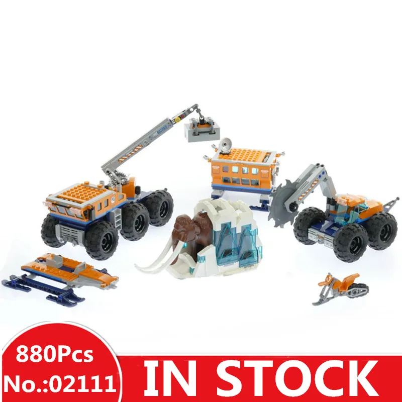 

H&HXY 02111 Arktischen Mobile Exploration Basis Modell Bausteine Bricks Kompatibel mit Lepin Kinder DIY Geburtstag Geschenke