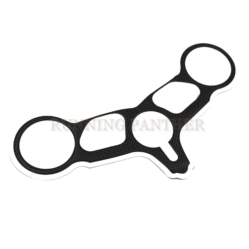 

black Motorcycle carbon fiber top three tree upper clamp the front decal pad suitable for Ducati DUCATI 749 999 2004-2006 2005