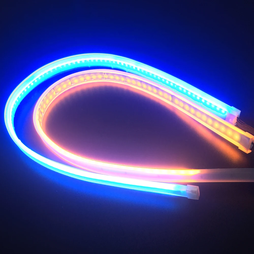 Dc 5v narrow 4mm 5mm 8mm ws2812b led strip light ws2812 5050 3535 rgb individually addressable pixel stripe 0. Светодиодная балка dc-72w sport. Тонкая светодиодная. Светодиодная балка hjg-72w. Тонкая диодная лента.