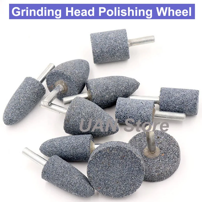 16-40mm Rotary Abrasive Grinding Mounted Stone Point Wheel 1//4/'/' Shank For Drill