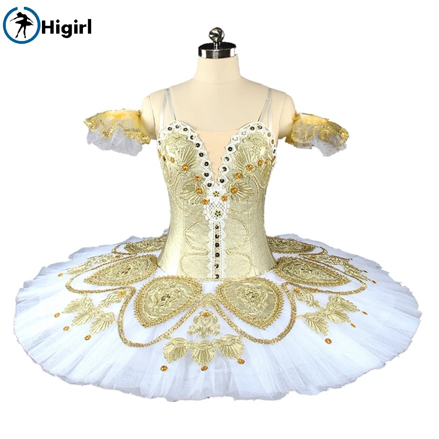 White gold Adult and child girl Professional Classical stage Balle Tutu Nutcracker Costumes custom BT9152