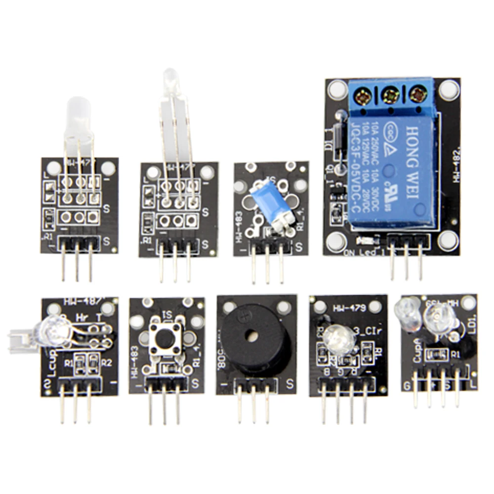 45 в 1 Набор сенсорных модулей s для arduino лучше чем 37 1|Интегральные схемы| |