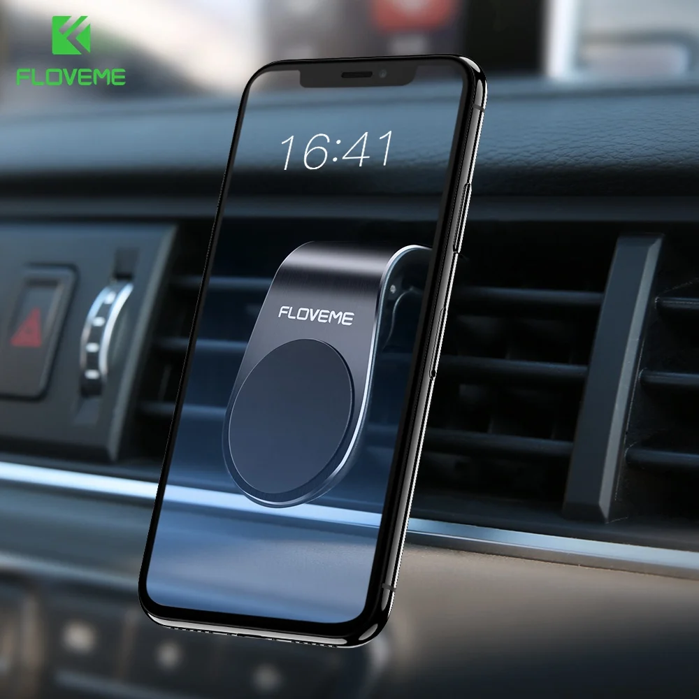 

FLOVEME Magnetic Car phone Holders for Phone in the Car Upgraded Mini Magnet Air Vent Mount Car Holders stand for iPhone Xiaomi