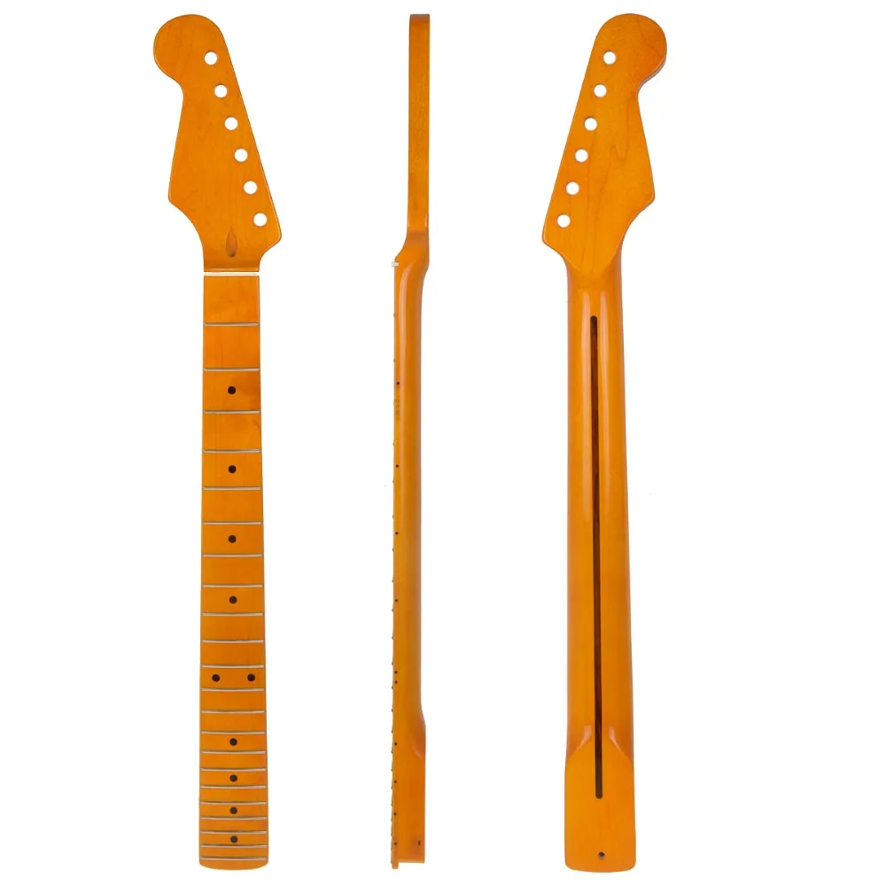 Left Handed Maple Guitar Neck 22 Frets For Electric Guitar Guitar