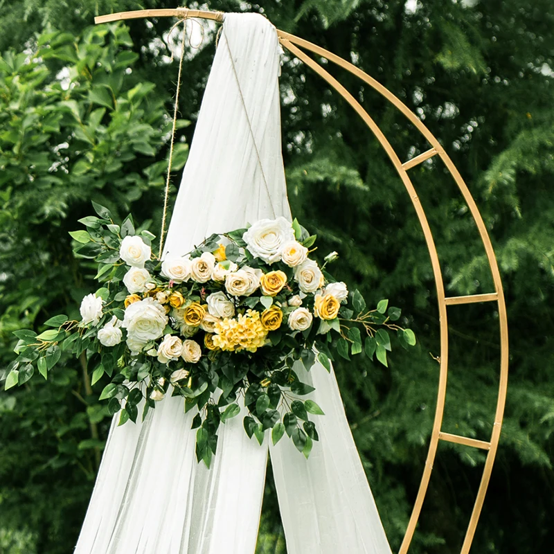 JAROWN Wedding Heart Shaped Arch Flower Stand Wedding Scene Arrangement Props Party Ornaments Arches Geometry Decoration (8)