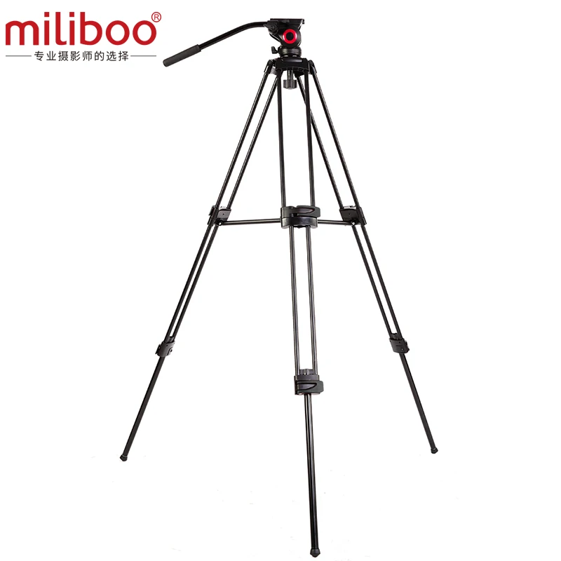  miliboo Professional Aluminum Portable Video Tripod with Hydraulic Head Digital DSLR Camera Stand t
