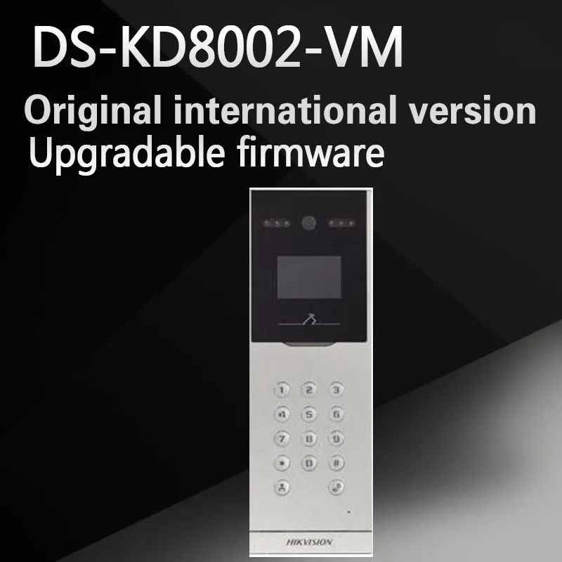 

Free shipping DS-KD8002-VM Video Intercom Water Proof Metal Door Station