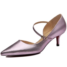 Schuhe Frau MOOLECOLE 2016 Mode Neue Frühjahr/Sommer Frauen Pumpt Spitz Dünne Fersen Frauen Schuhe Frauen High Heels 8361-46