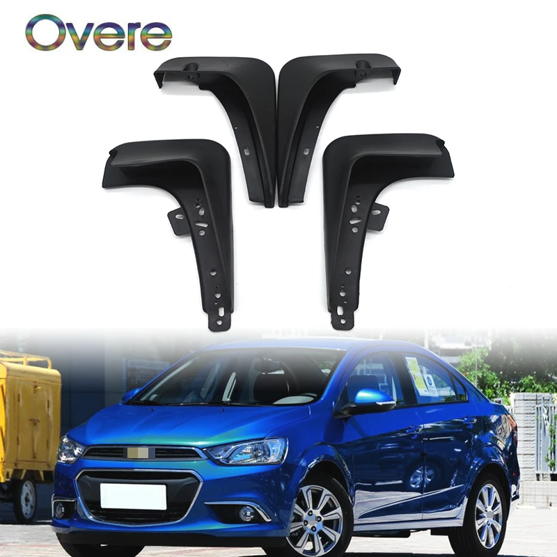 Overe автомобильные передние и задние брызговики для Chevrolet Aveo Sonic TM Barina Хэтчбек 2012 2013